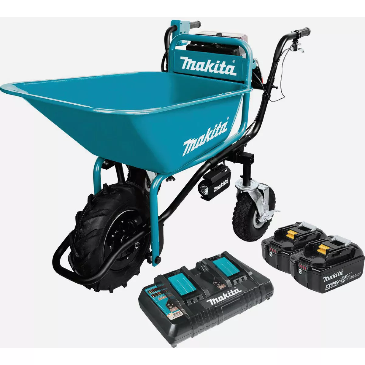 Makita 18V X2 LXT Brushless Power-Assisted Wheelbarrow