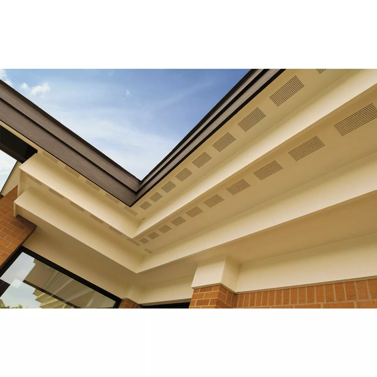 LP SmartSide 3/8 In. x 24 In. x 192 In. Cedar Texture Vented Soffit - photo 2