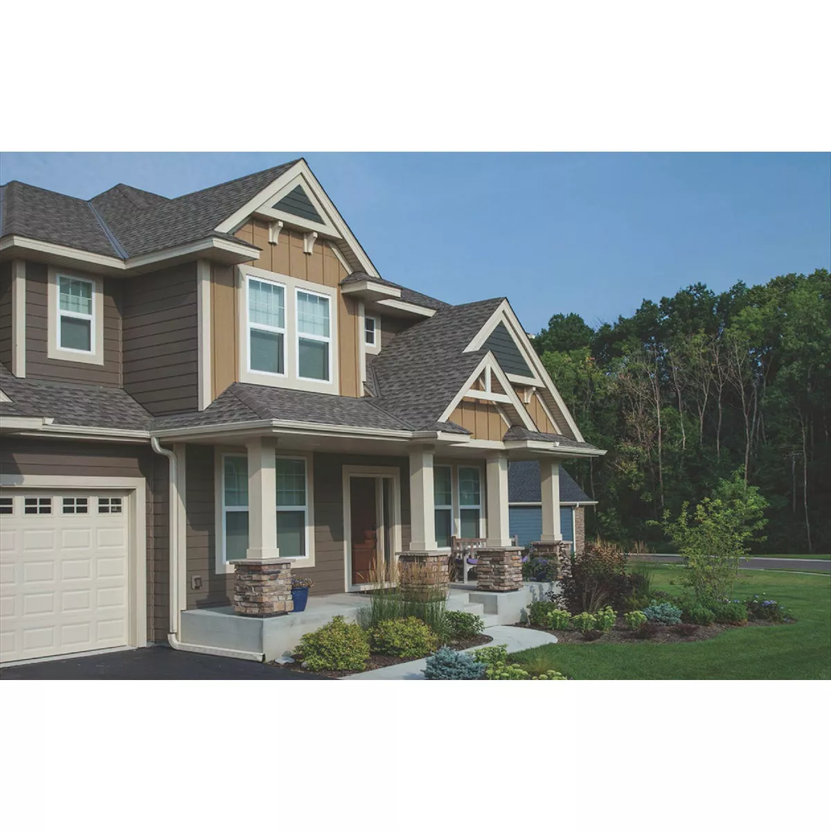 LP SmartSide 3/8 In. x 48 In. x 108 In. Cedar Primed No Groove Shiplap Panel Siding - photo 3