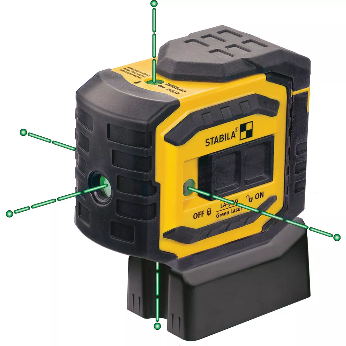 Stabila 60 Ft. Green Self-Leveling 5-Dot Laser Level - photo 2