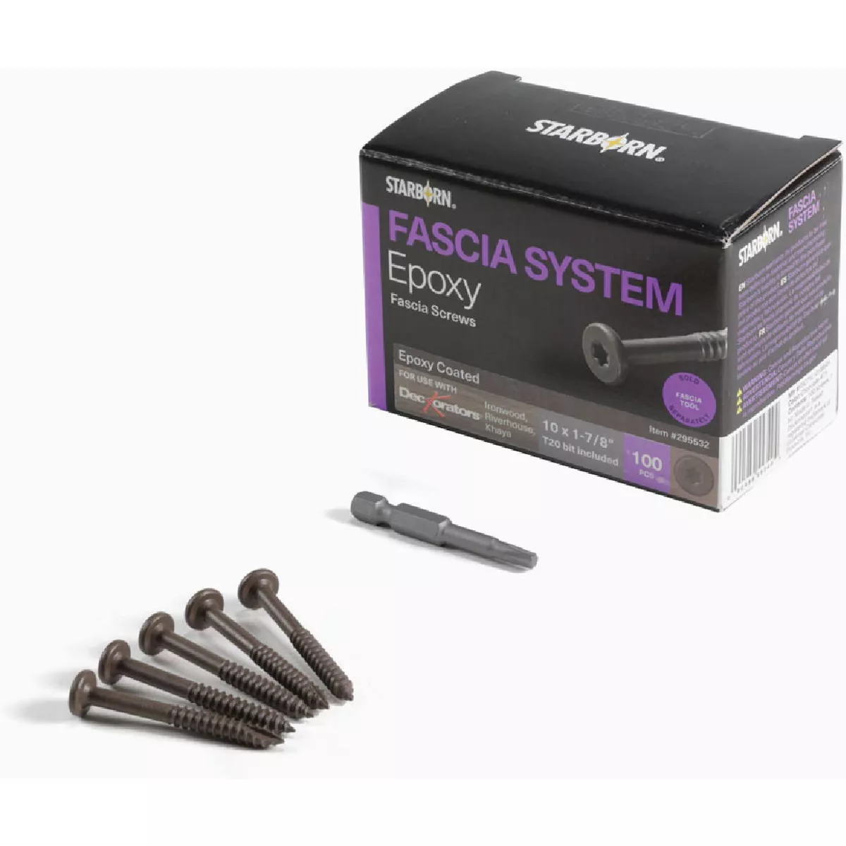 Deckorators Fascia System #10 x 1-7/8 In. In. Gray #37 Composite Fascia Deck Screws (350 Ct.)