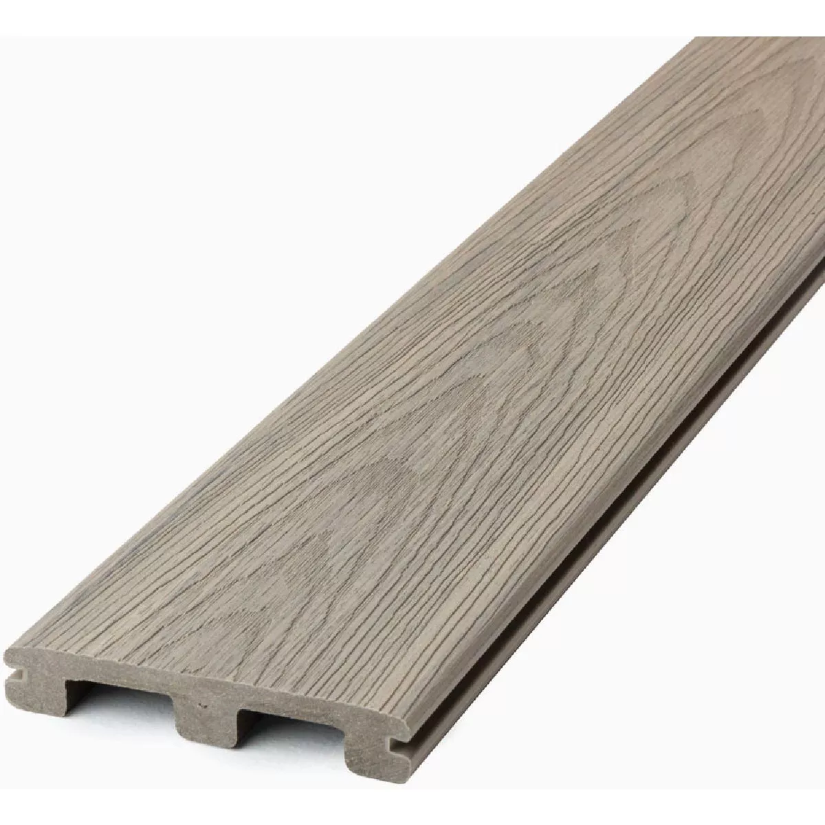 Deckorators Venture 15/16 In. x 5-1/2 In. x 12 Ft. Slotted Composite Deck Board, Saltwater