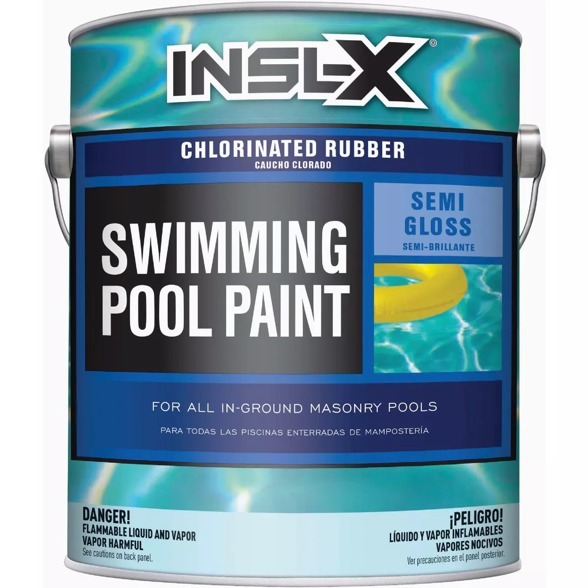 Insl-X Semi Gloss Rubber Based Pool Paint, Ocean Blue, 5 Gal.