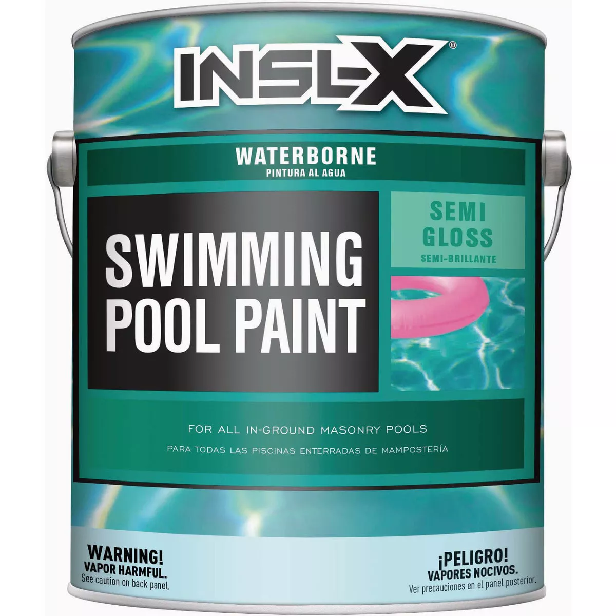 Insl-X Semi Gloss Waterborne Pool Paint, Black, 1 Gal.