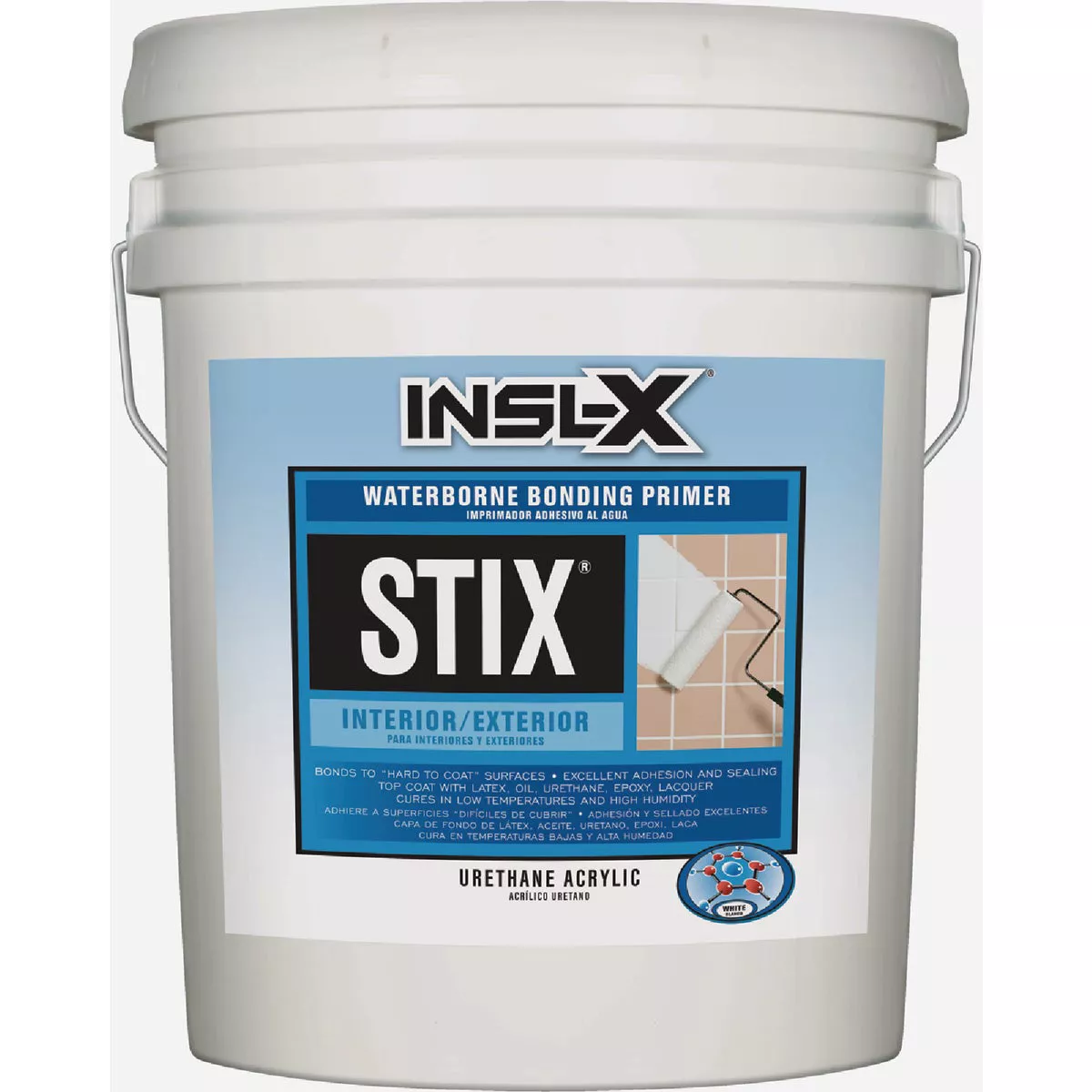 Insl-X Stix Waterborne Bonding Primer, White, 5 Gal.