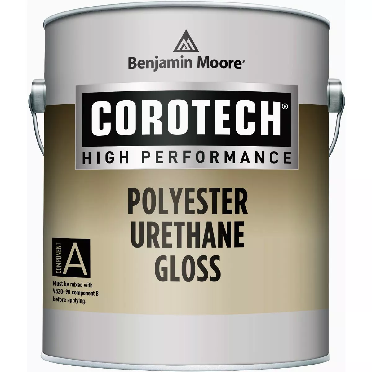 Benjamin Moore Corotech Polyester Urethane Gloss Industrial Enamel, Tint White, 1 Gal.