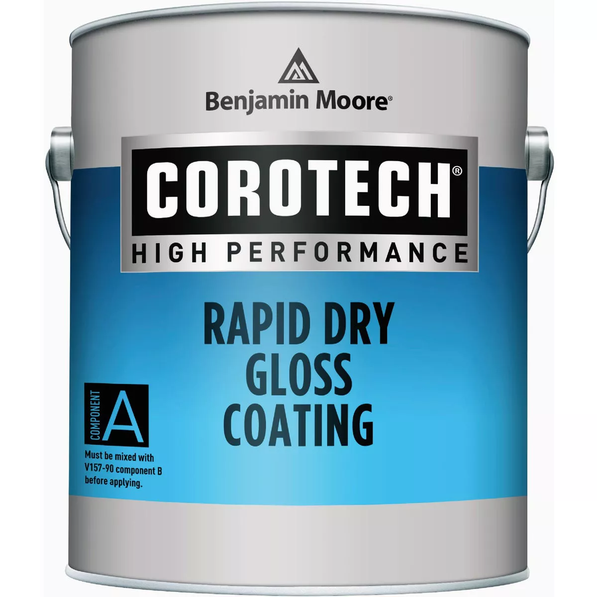 Benjamin Moore Corotech Rapid Dry Alkyd Gloss Industrial Enamel, Clear Base, 1 Gal.