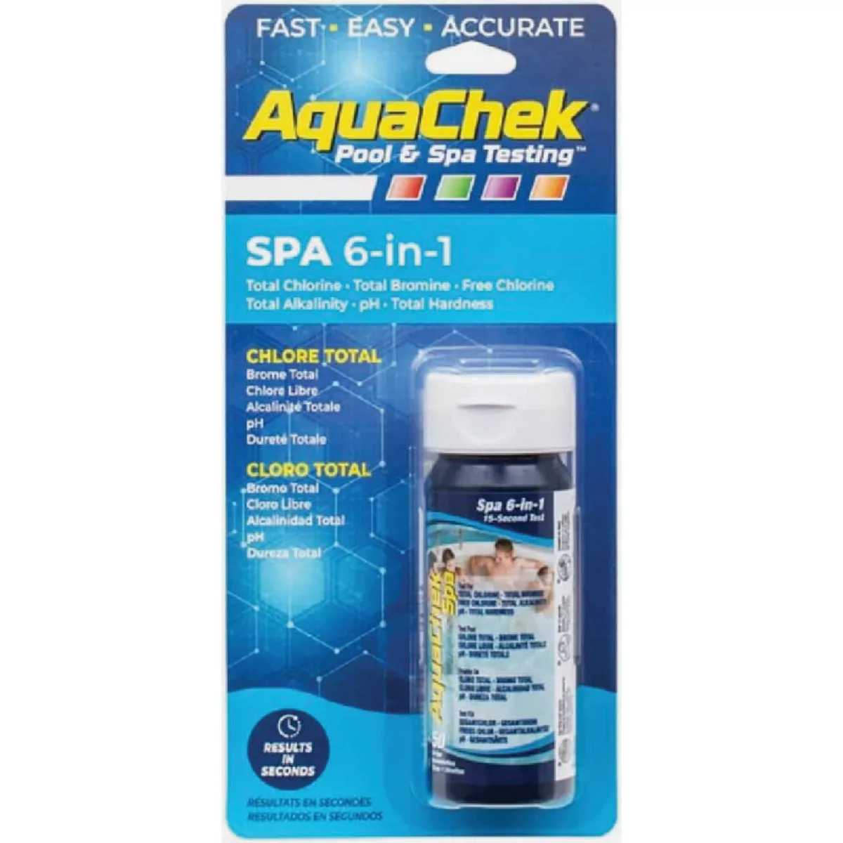 Aquachek Red 4-In-1 Bromine Test Strip