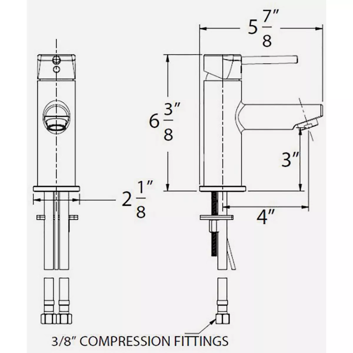 Huntington Brass Euro Chrome Single Control Lavatory Faucet - photo 2