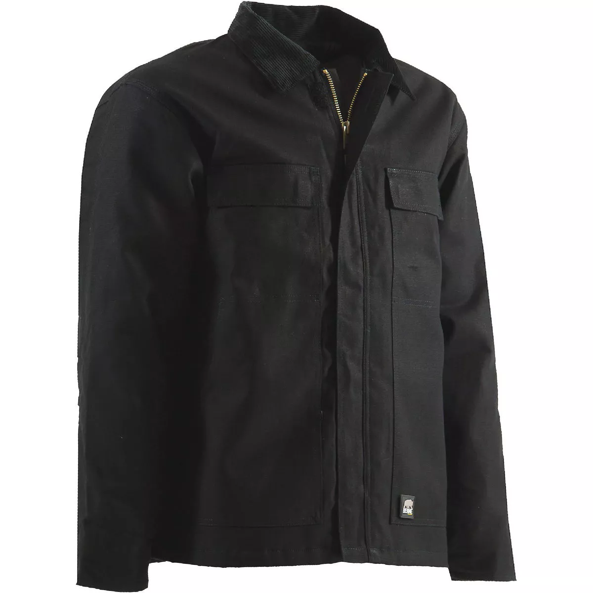 Berne Men's 2XL Regular Black Heritage Duck Chore Coat