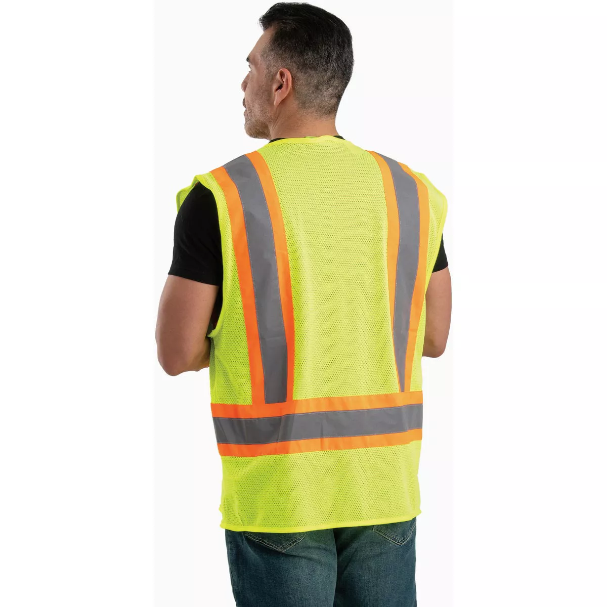Berne Medium Hi Vis Class 2 Multi-Color Mesh Safety Vest - photo 5