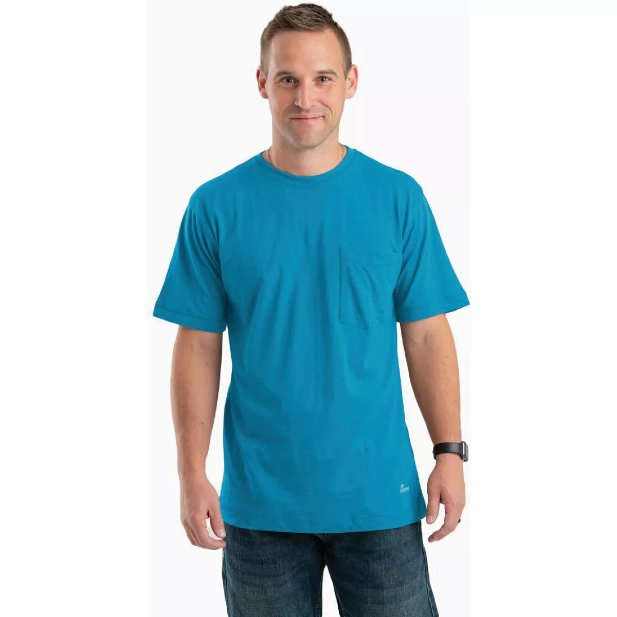 Berne Men's Medium Regular Riptide Performance Short Sleeve Pocket T-Shirt
