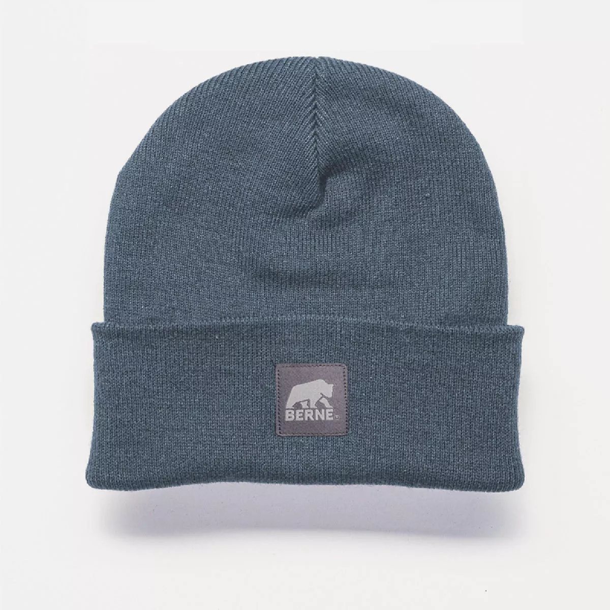 Heritage Steel Blue Knit Cuff Beanie