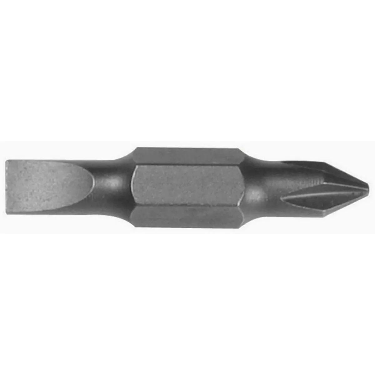 Klein Phillips #1 & 3/16 In. Slotted Double-End Screwdriver Bit