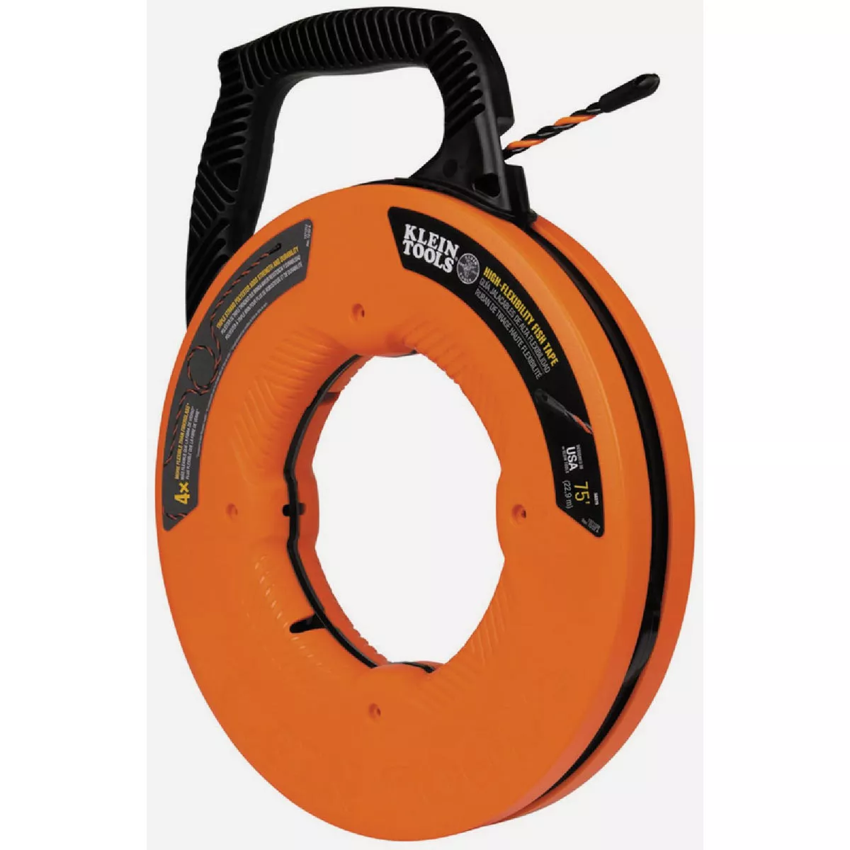 Klein High Flex 1/4 In. x 75 Ft. Polyester Fish Tape