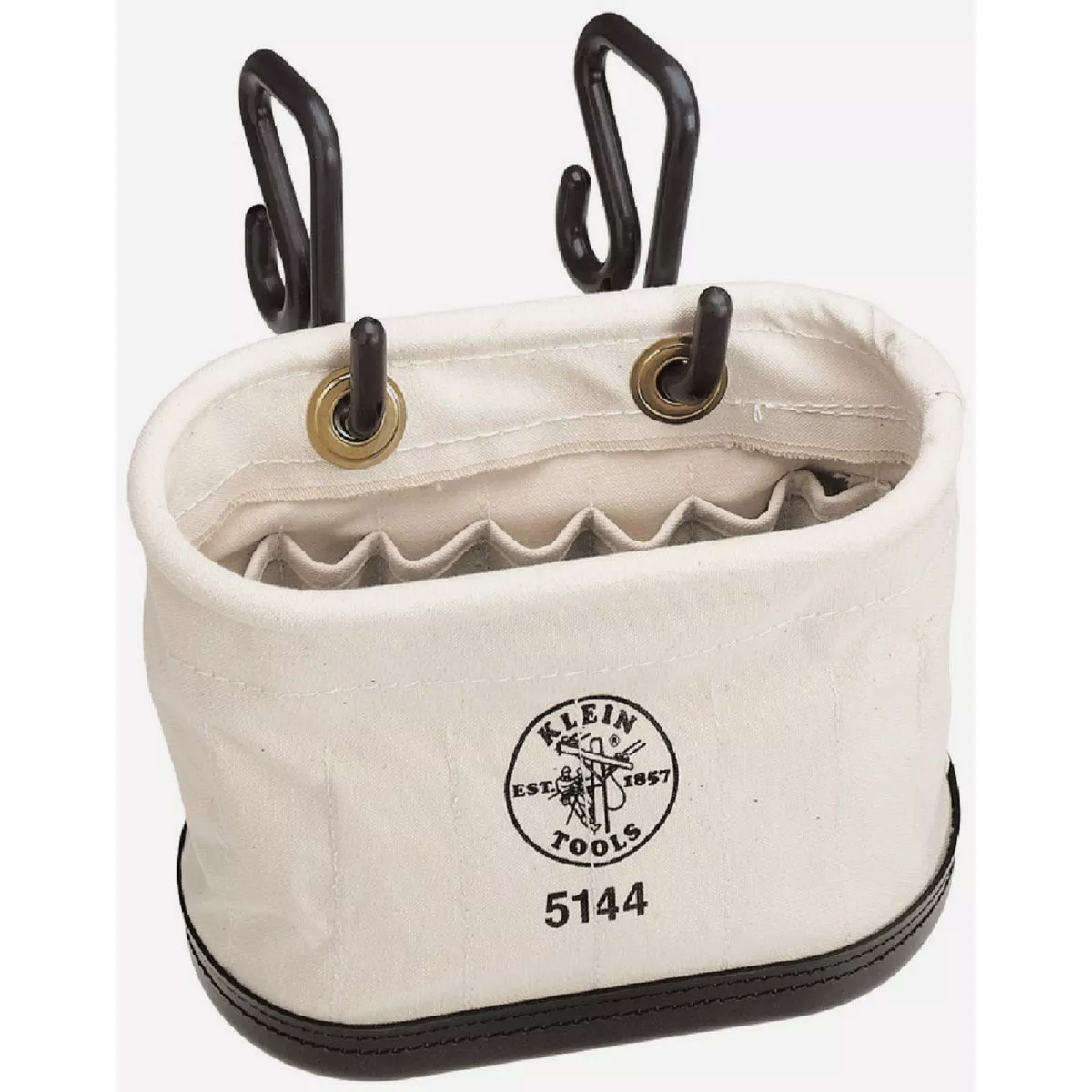 Klein 15-Pocket Aerial Oval Canvas Bucket with Hooks | True Value Hardware