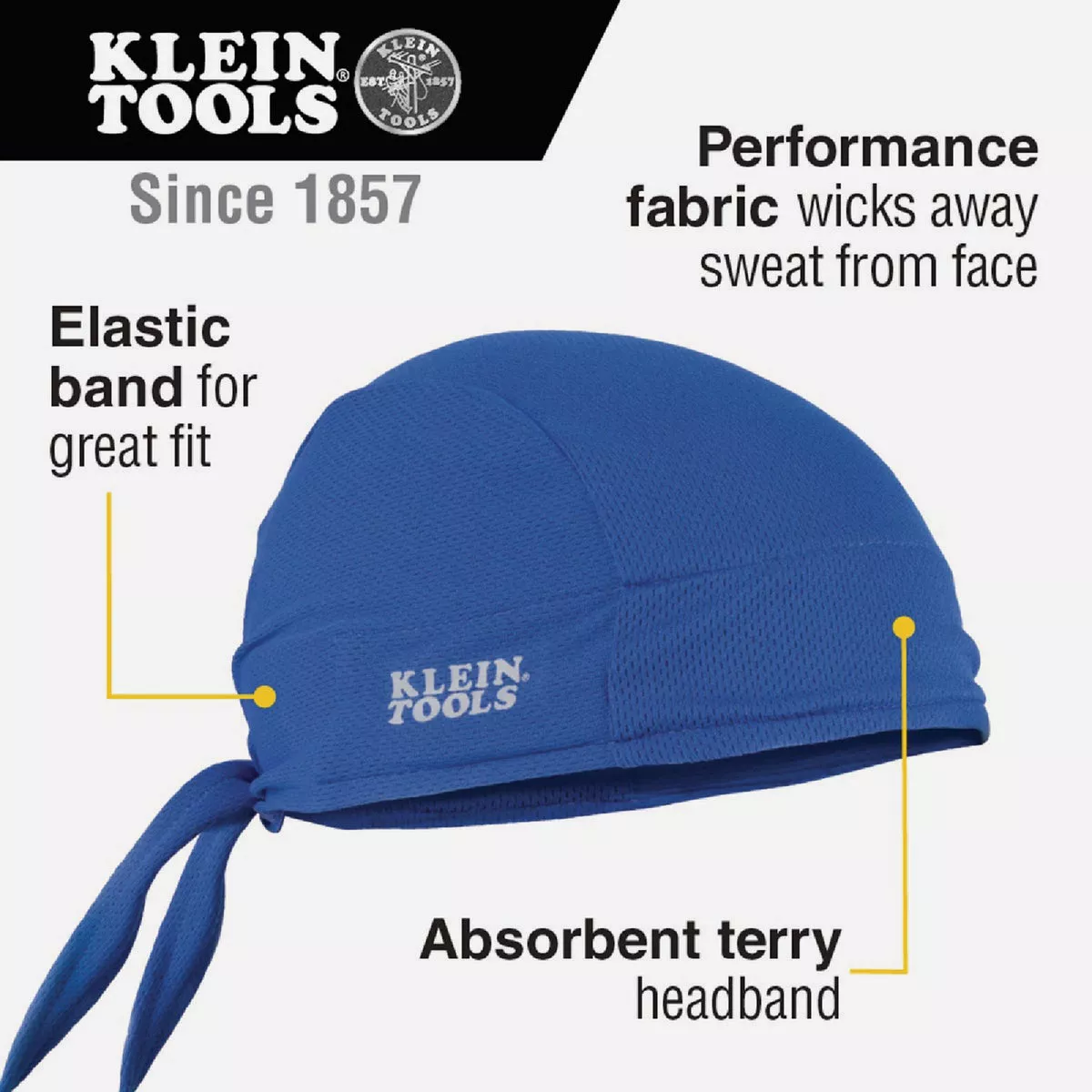 Klein Cooling Do Rag, Blue (2-Pack) - photo 2