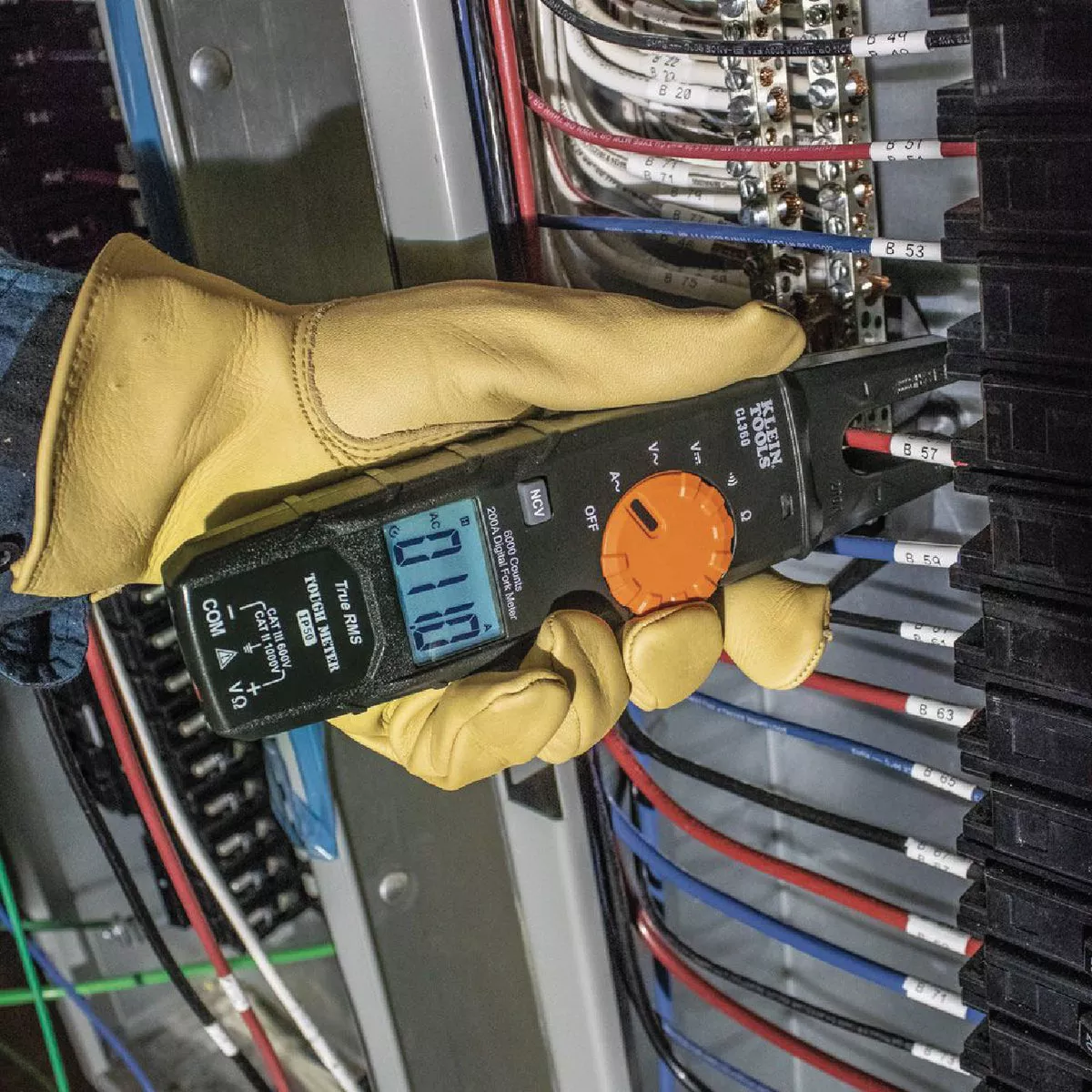 Klein 600V AC/DC Auto-Ranging Open Jaw Fork Clamp Meter - photo 5