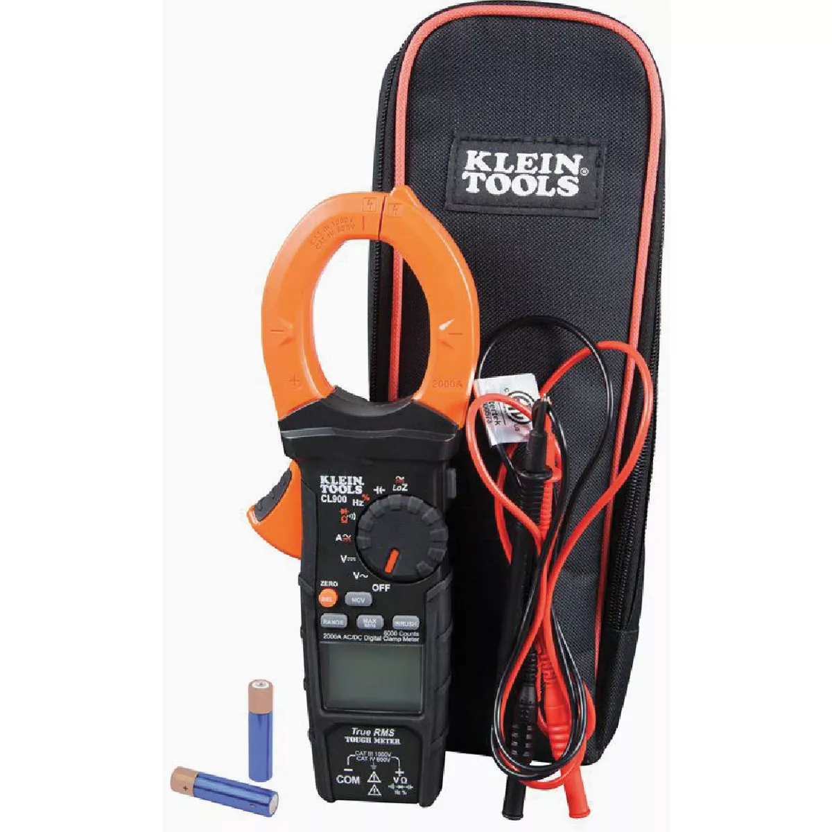 Klein Tools 1000V AC/DC Auto-Range TRMS Low Impedance (LoZ) 2000A Digital Clamp Meter