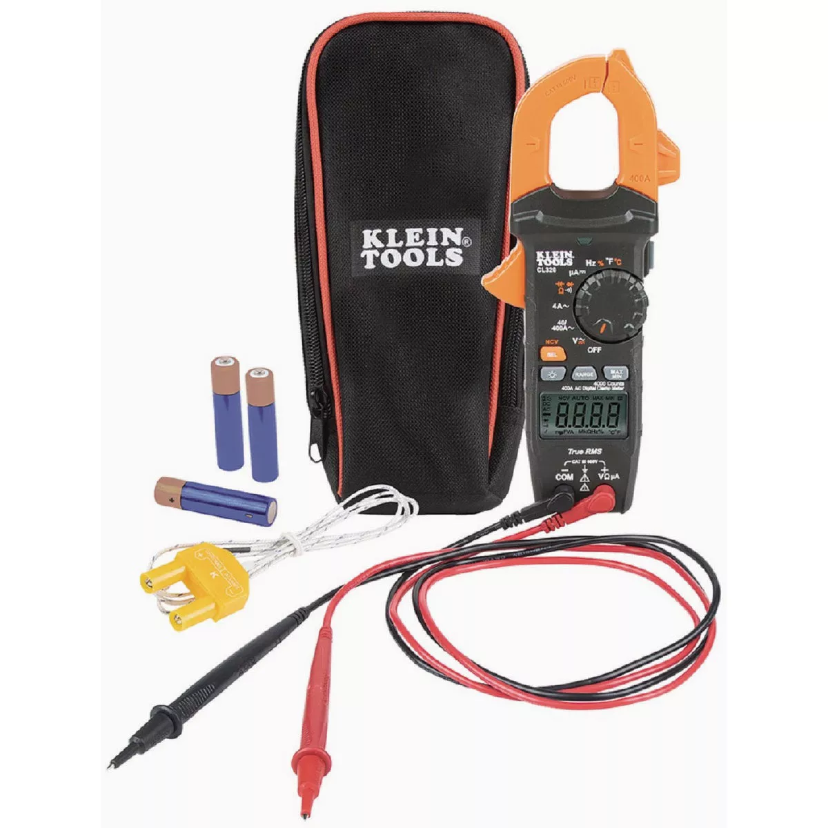 Klein Tools 600V AC/DC Auto-Ranging 400A HVAC Digital Clamp Meter