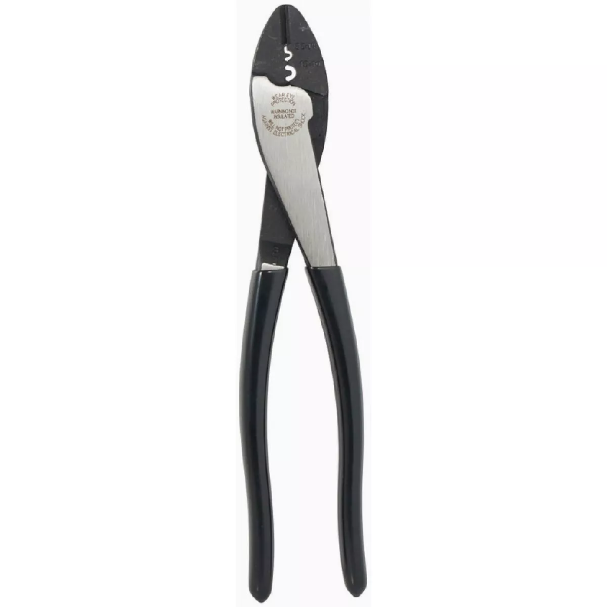 Klein 9.6 In. Crimping and Cutting Tool for Non-Insulated Terminals-
