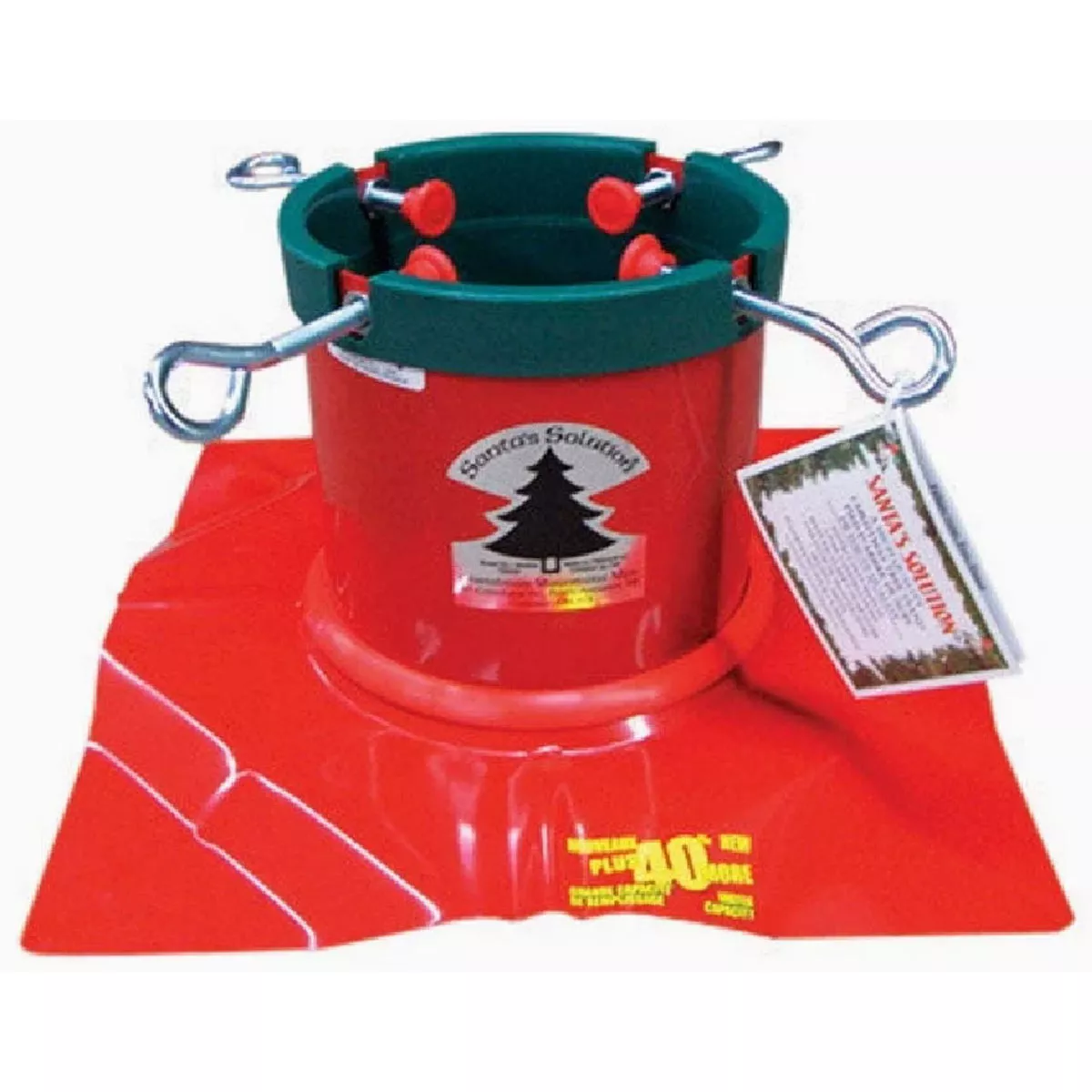 Christmas Mountains Santa's Solution 8 Ft. Steel Live Christmas Tree Stand