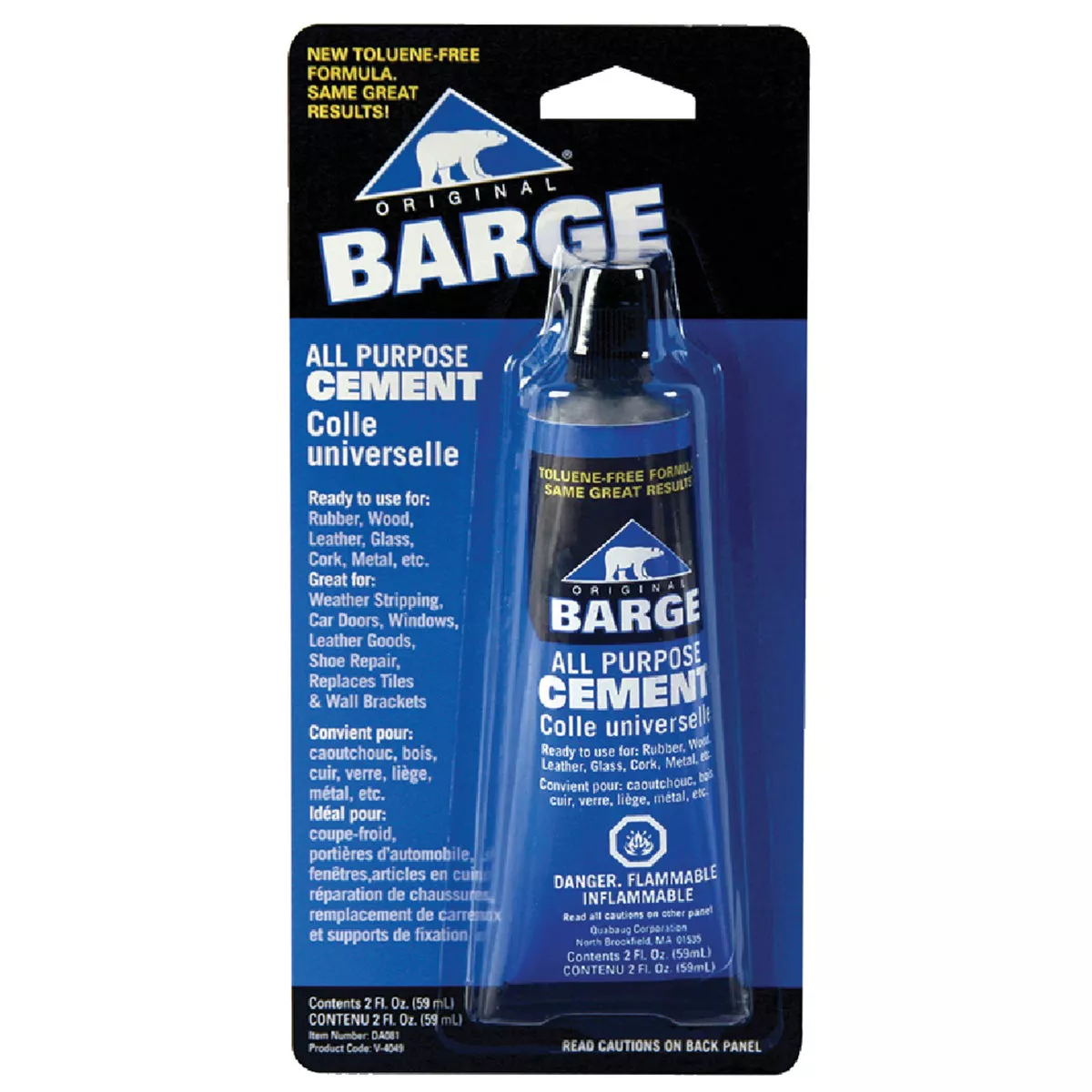 Barge Adhesive All Purpose Cement 2 Oz. Multi Purpose Cement, 367-425