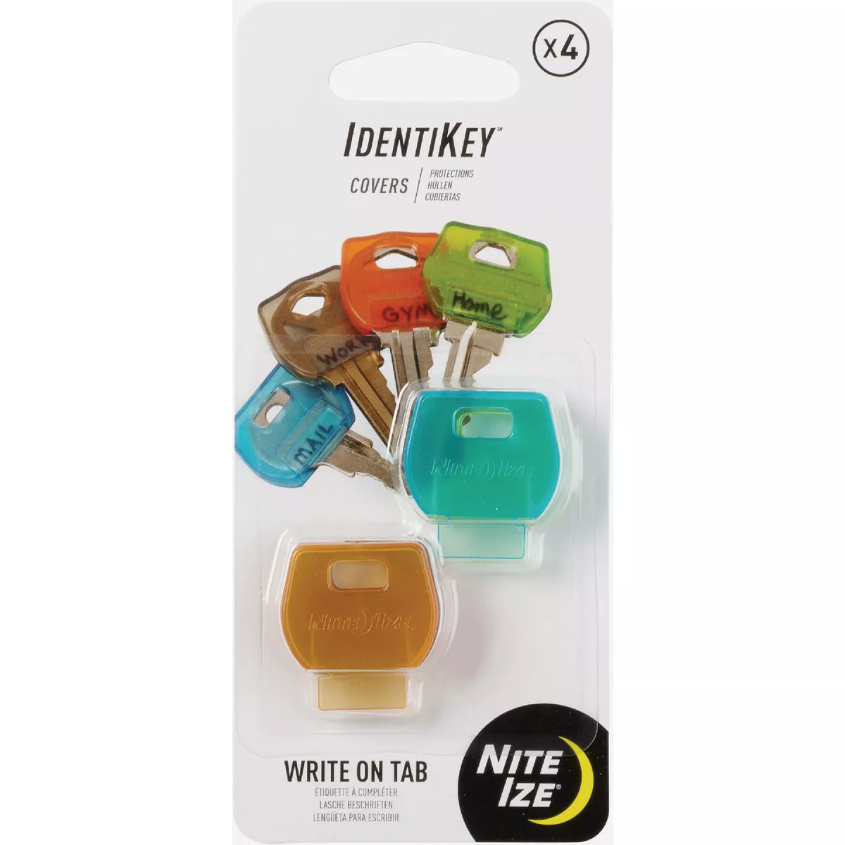 Nite Ize IdentiKey Covers - 4 Pack - Assorted