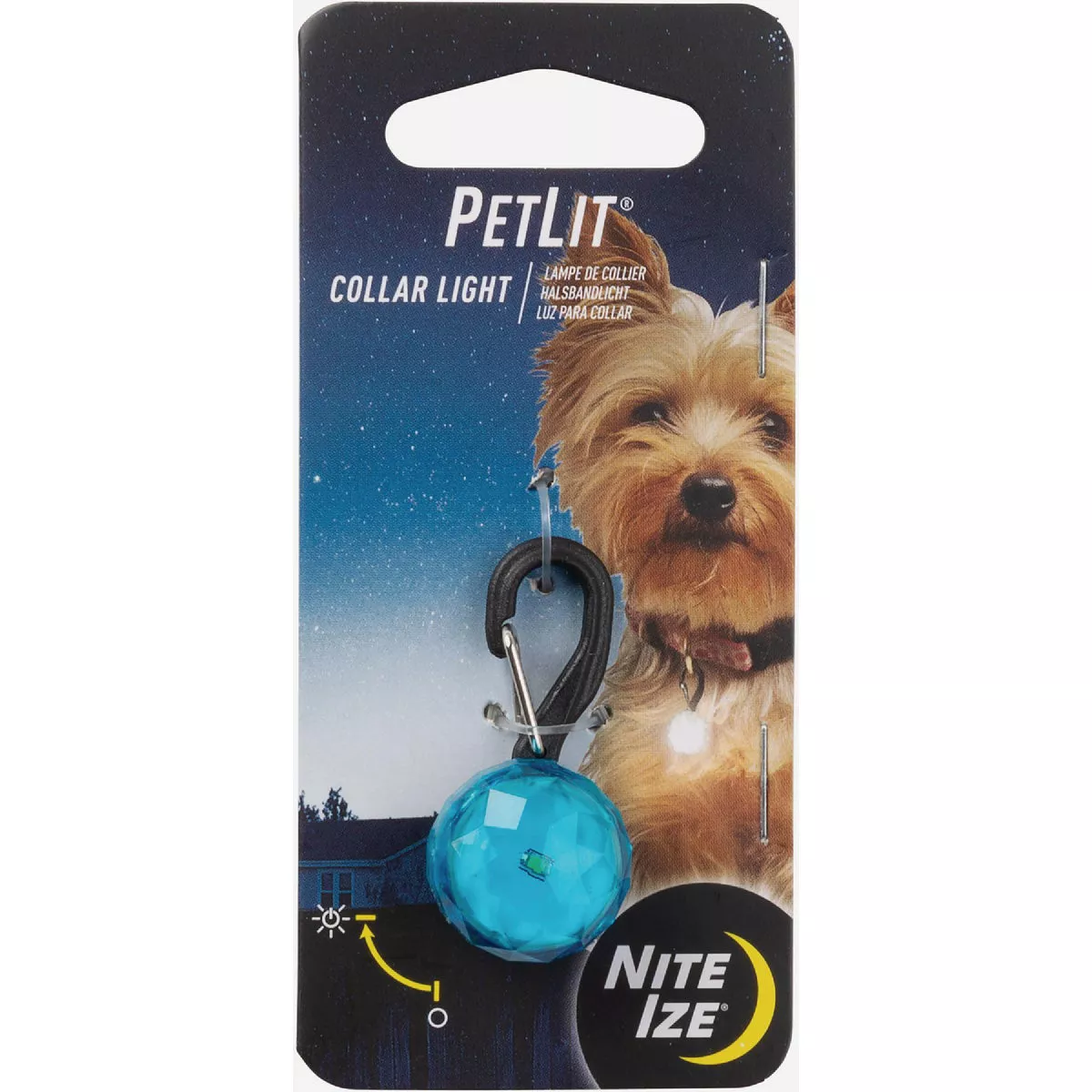 Nite Ize PetLit Collar Light - Turquoise Jewel