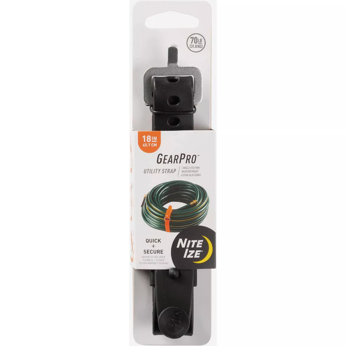 Nite Ize GearPro 18 In. Black Utility Strap