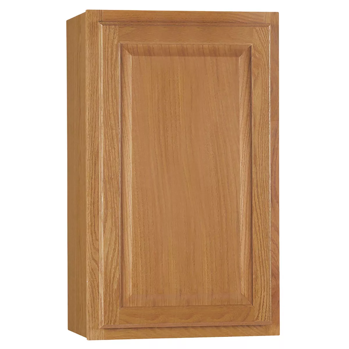 Continental Cabinets Hamilton 18 In. W x 30 In. H x 12 In. D Medium Oak Wall Kitchen Cabinet