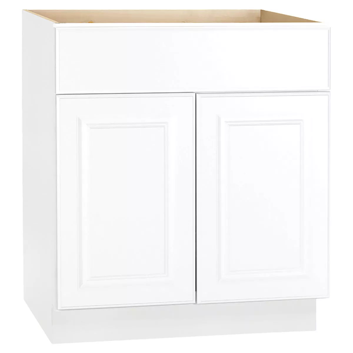 Continental Cabinets Hamilton 30 In. W. x 34-1/2 In. H. x 21 In. D. White Thermofoil Vanity Sink Base