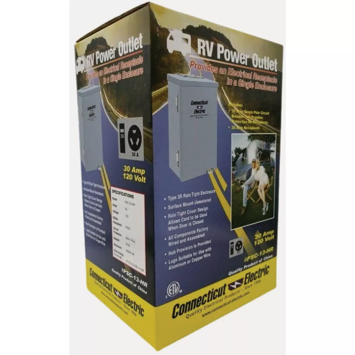 Connecticut Electric 30A/120V RV Outlet - photo 2