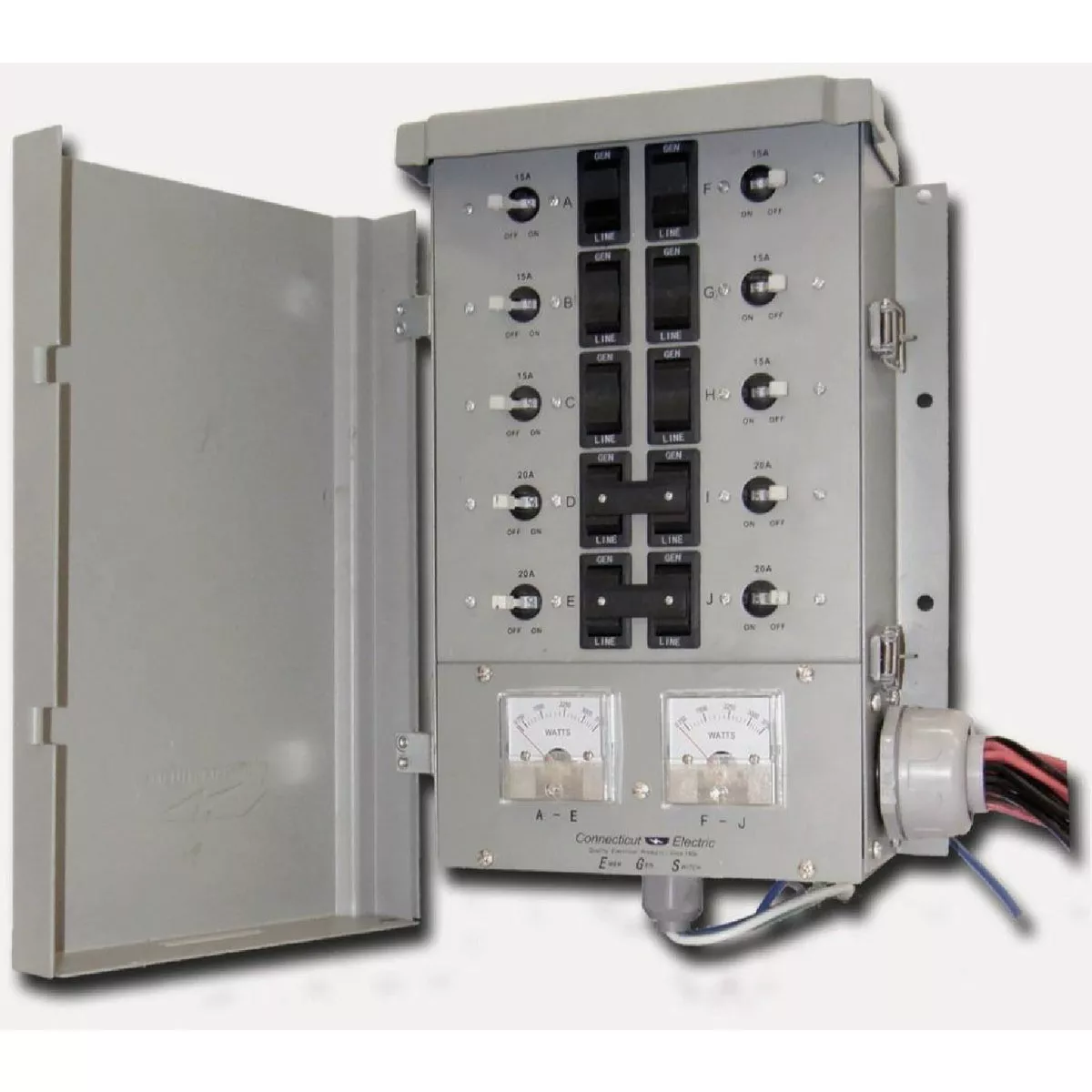 Connecticut Electric 30A 10-Circuit Manual Transfer Switch | True Value ...