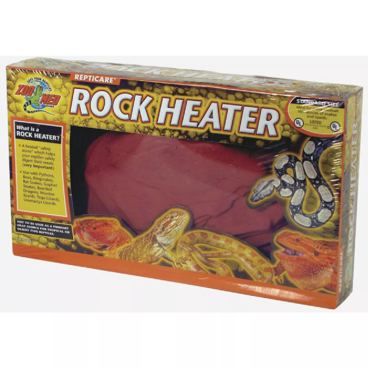 Zoo Med ReptiCare 10W Rock Heater for Reptile Heating-