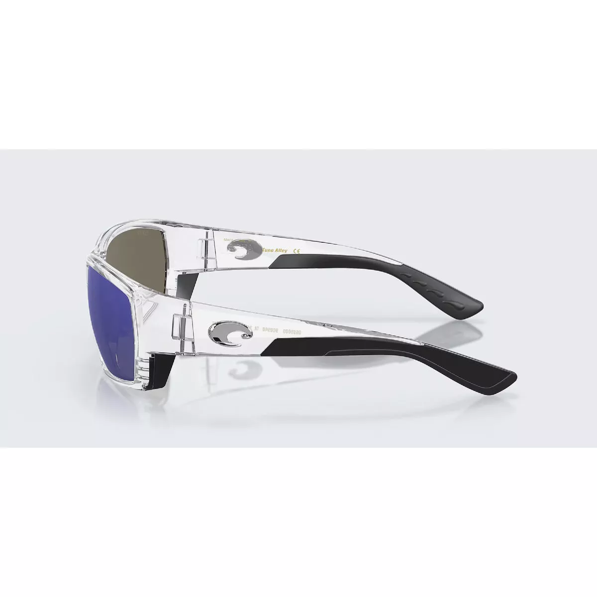 Costa Del Mar Tuna Alley Blue Mirror 580G Polarized Lens w/Shiny Crystal Frame Sunglasses - photo 2