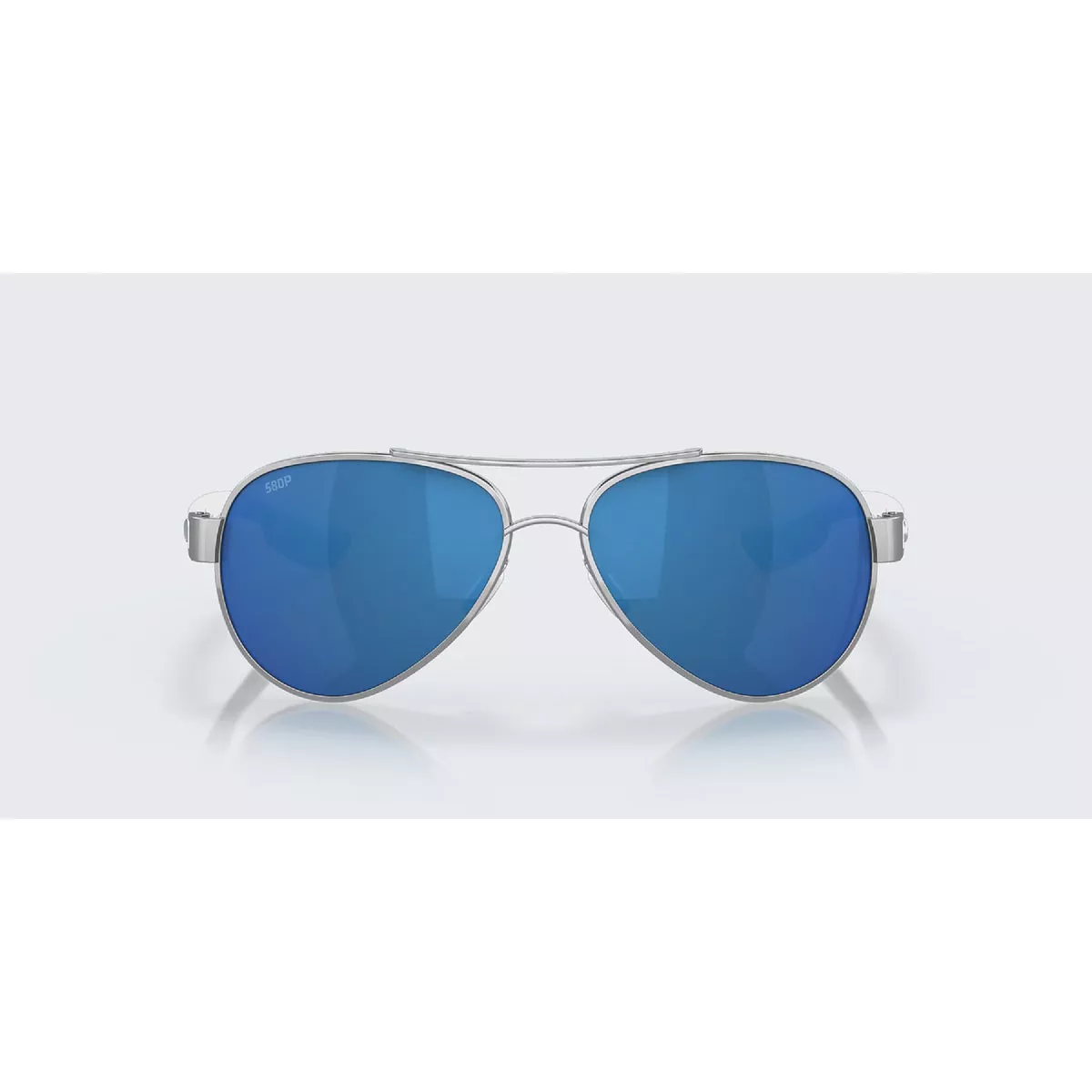 Costa Del Mar Loreto Blue Mirror 580G Polarized Glass Lens w/Palladium Frame Sunglasses
