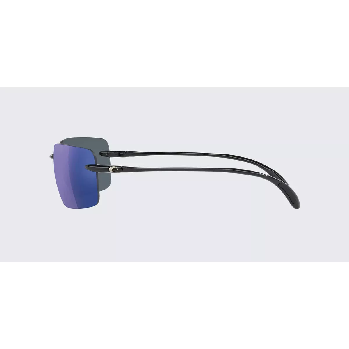 Costa Del Mar Gulf Shore Blue Mirror 580P Polarized Polycarbonate Lens w/Shiny Black Frame Sunglasses - photo 2