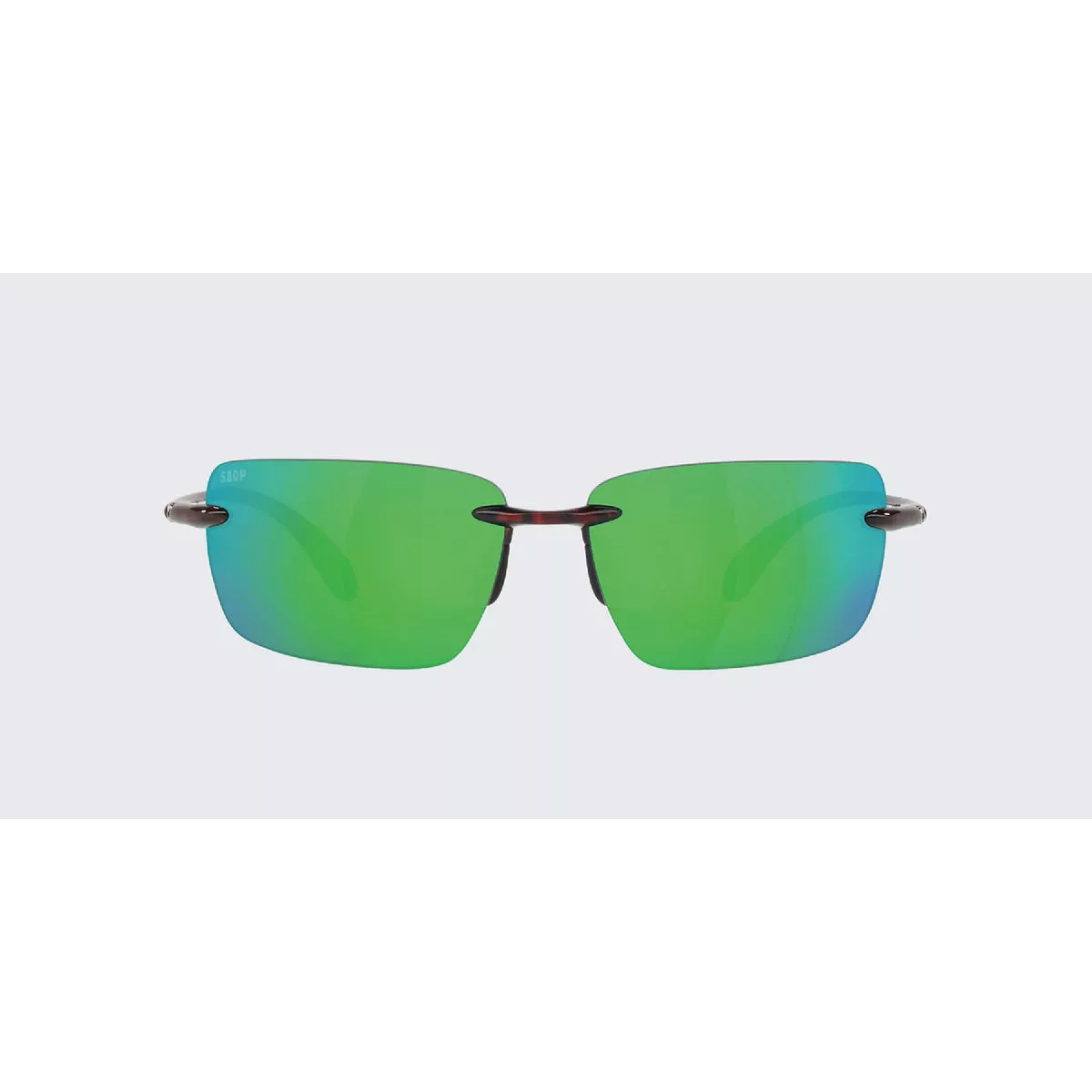 Costa Del Mar Gulf Shore Green Mirror 580P Polarized Polycarbonate Lens w/Tortoise Frame Sunglasses