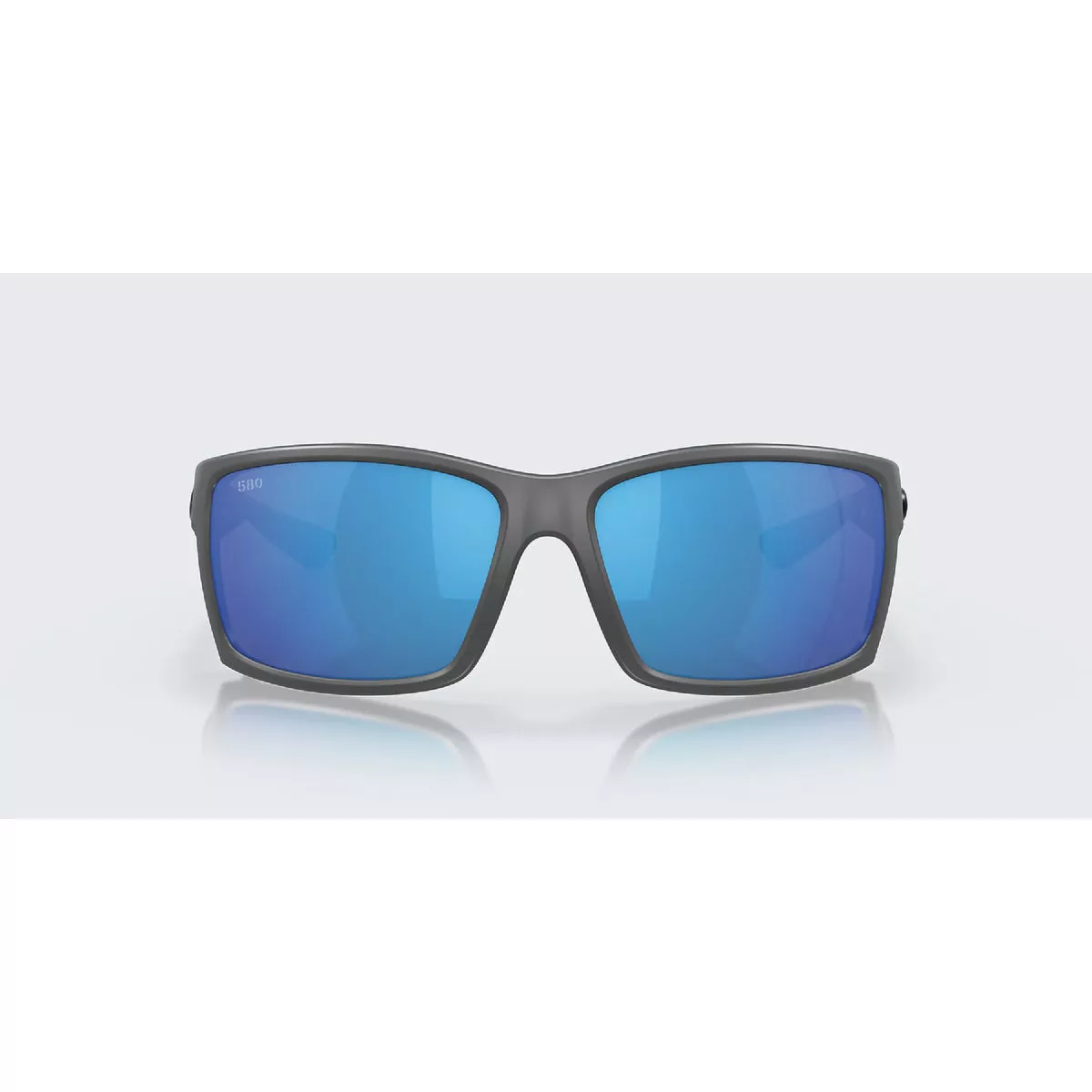 Costa Del Mar Reefton Blue Mirror 580G Polarized Lens w/Matte Gray Frame Sunglasses