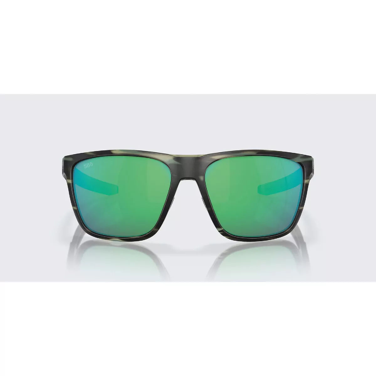 Costa Del Mar Ferg Green Mirror 580G Polarized Glass Lens w/Matte Reef Frame Sunglasses