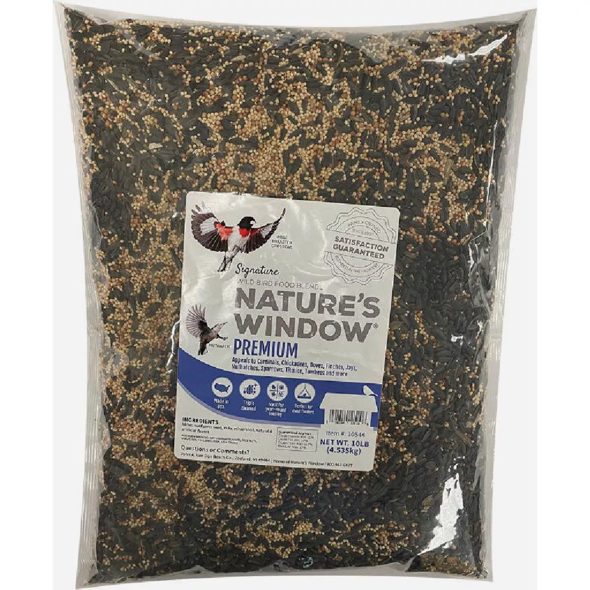 Nature's Window 10 Lb. Premium Bird Seed
