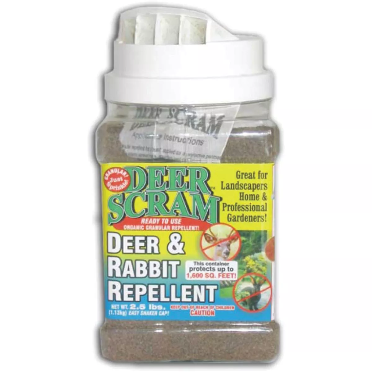Deer Scram 2.5 Lb. Granular Organic Deer & Rabbit Repellent