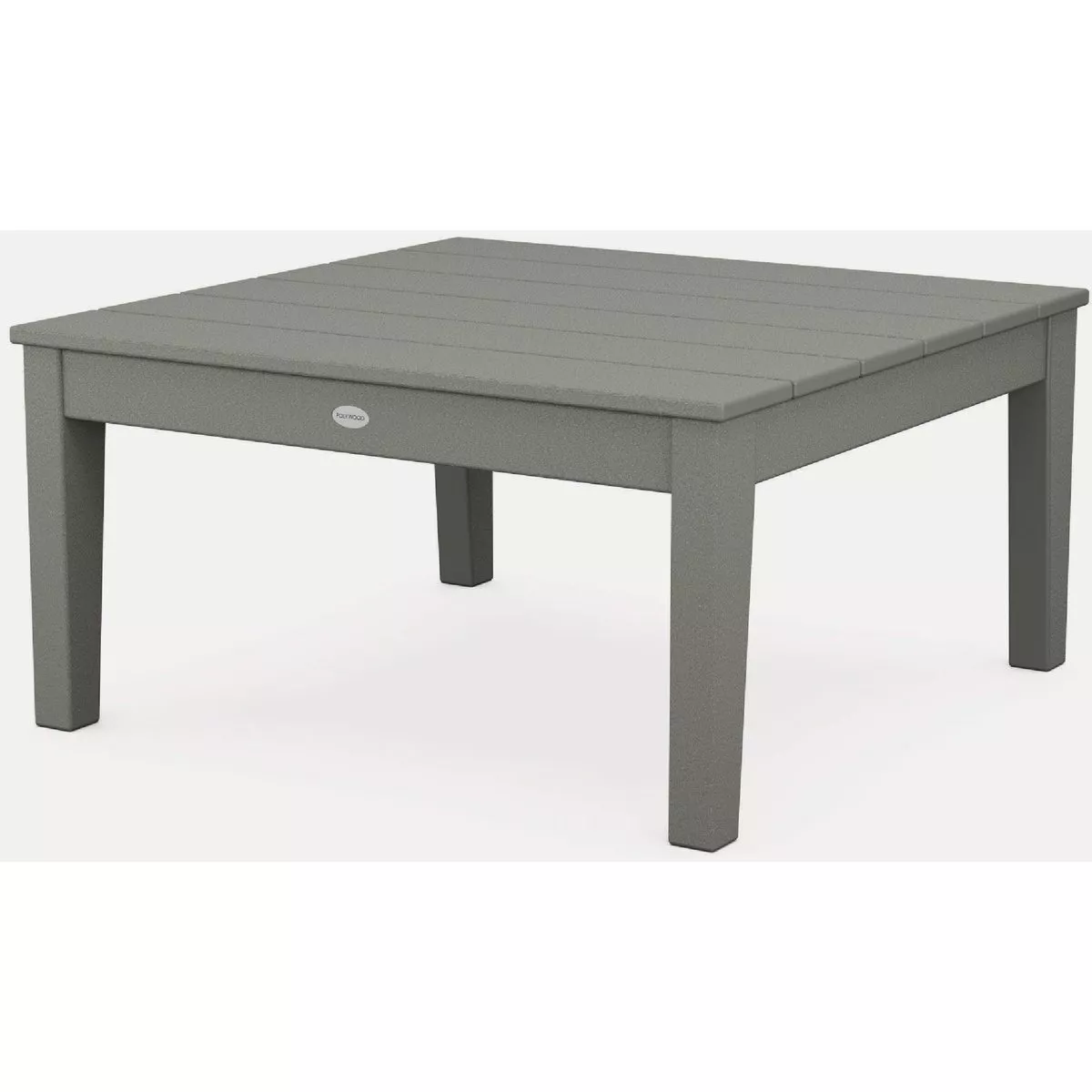 POLYWOOD Newport 36 In. Conversation Table, Slate Grey