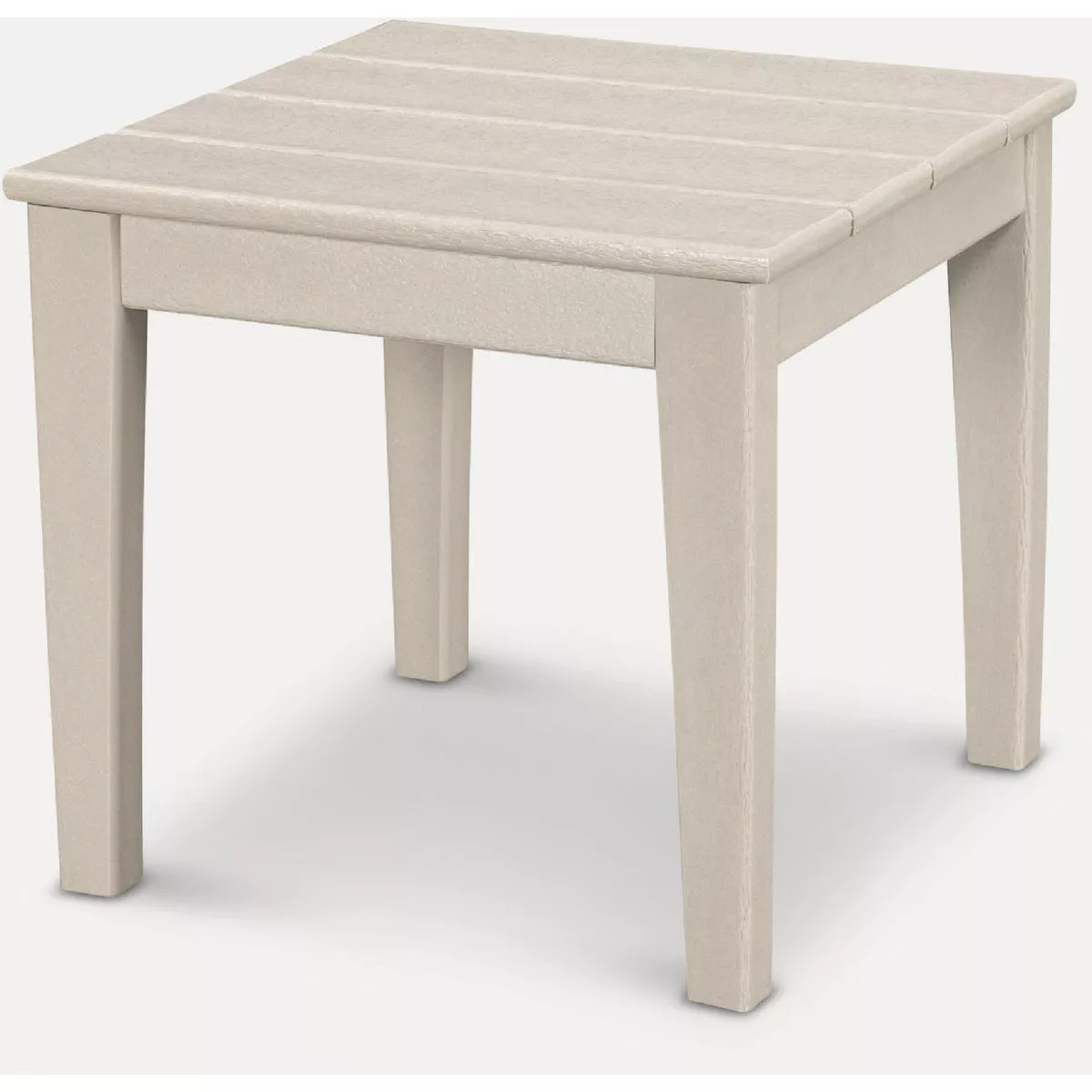 POLYWOOD Newport 18 In. End Table, Sand