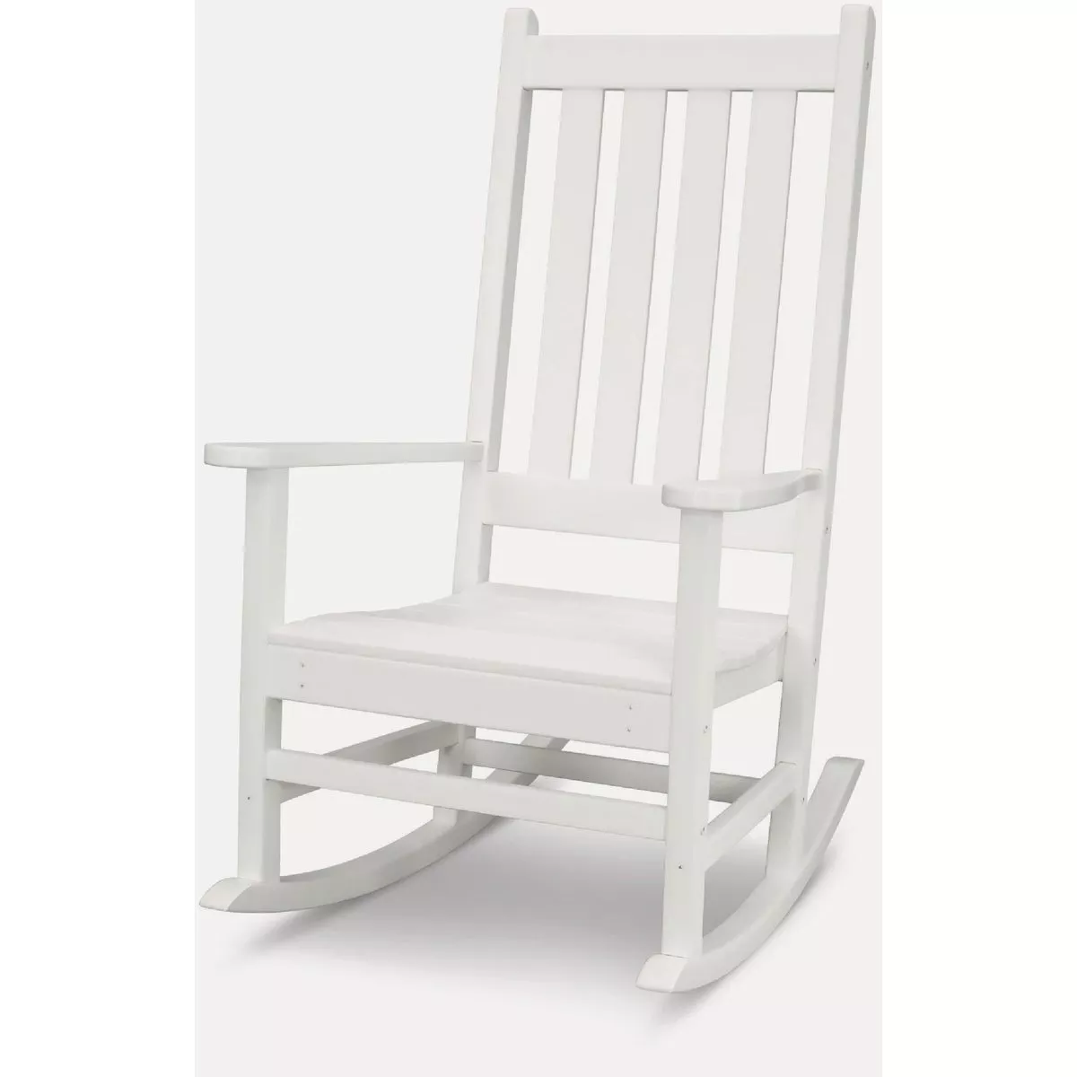 POLYWOOD Vineyard Rocking Chair, White