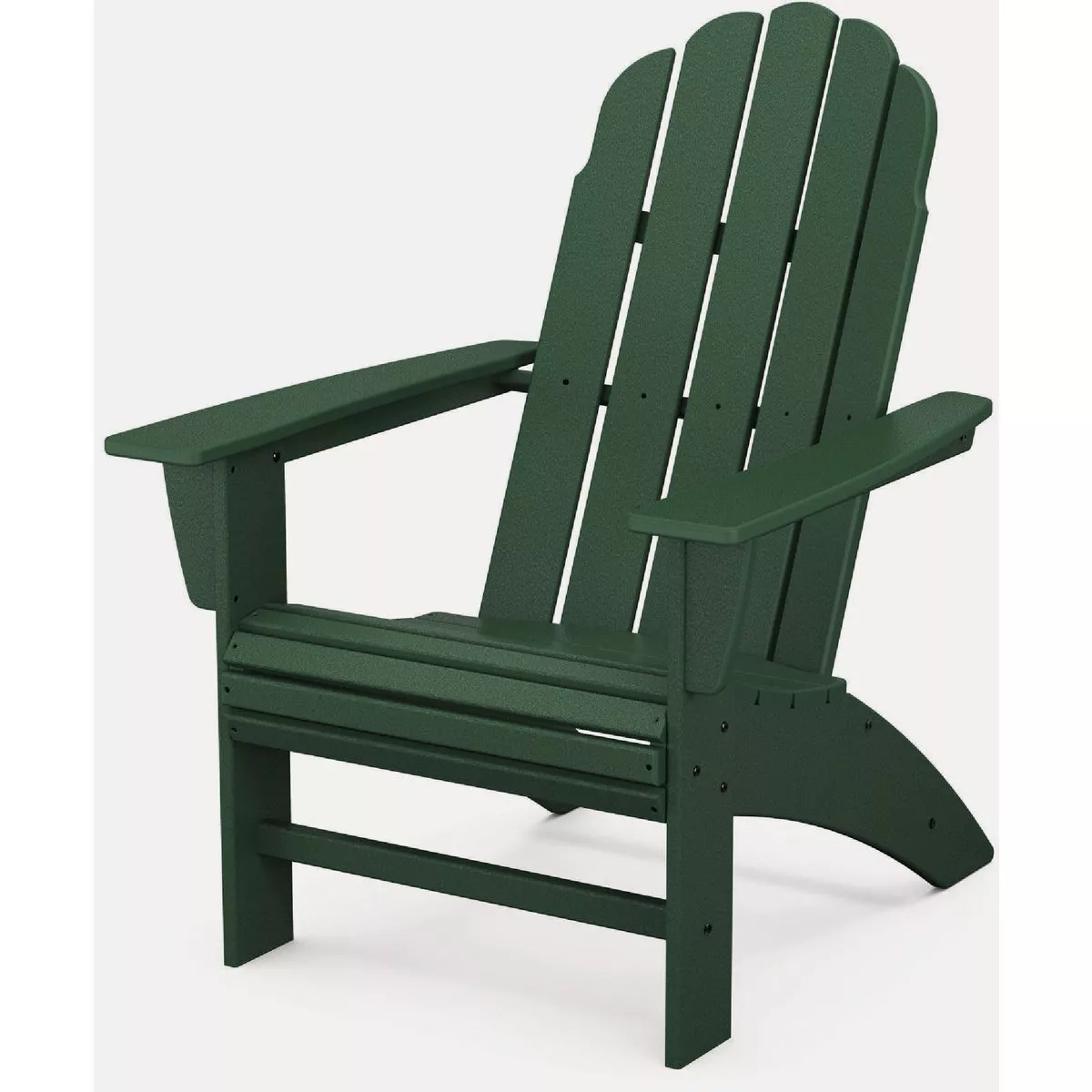 POLYWOOD Vineyard Curveback Adirondack Chair, Green