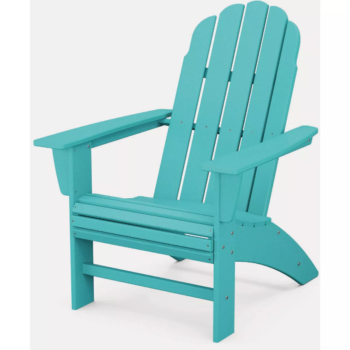 POLYWOOD Vineyard Curveback Adirondack Chair, Pacific Blue