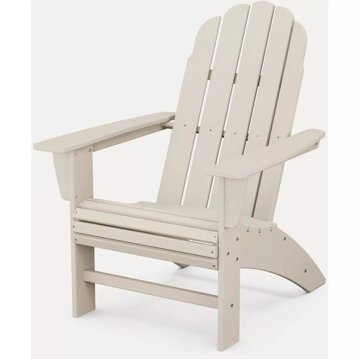 POLYWOOD Vineyard Curveback Adirondack Chair, Sand