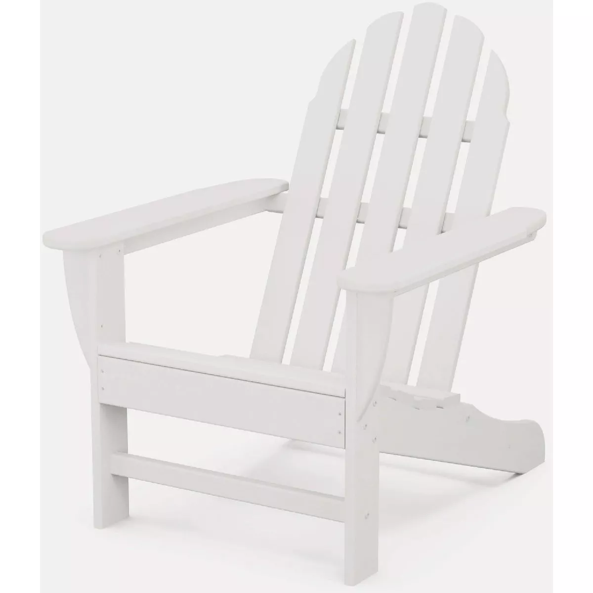 POLYWOOD Classic Adirondack Chair, White